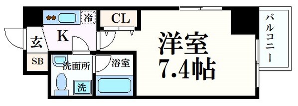 SEST北浜の物件間取画像